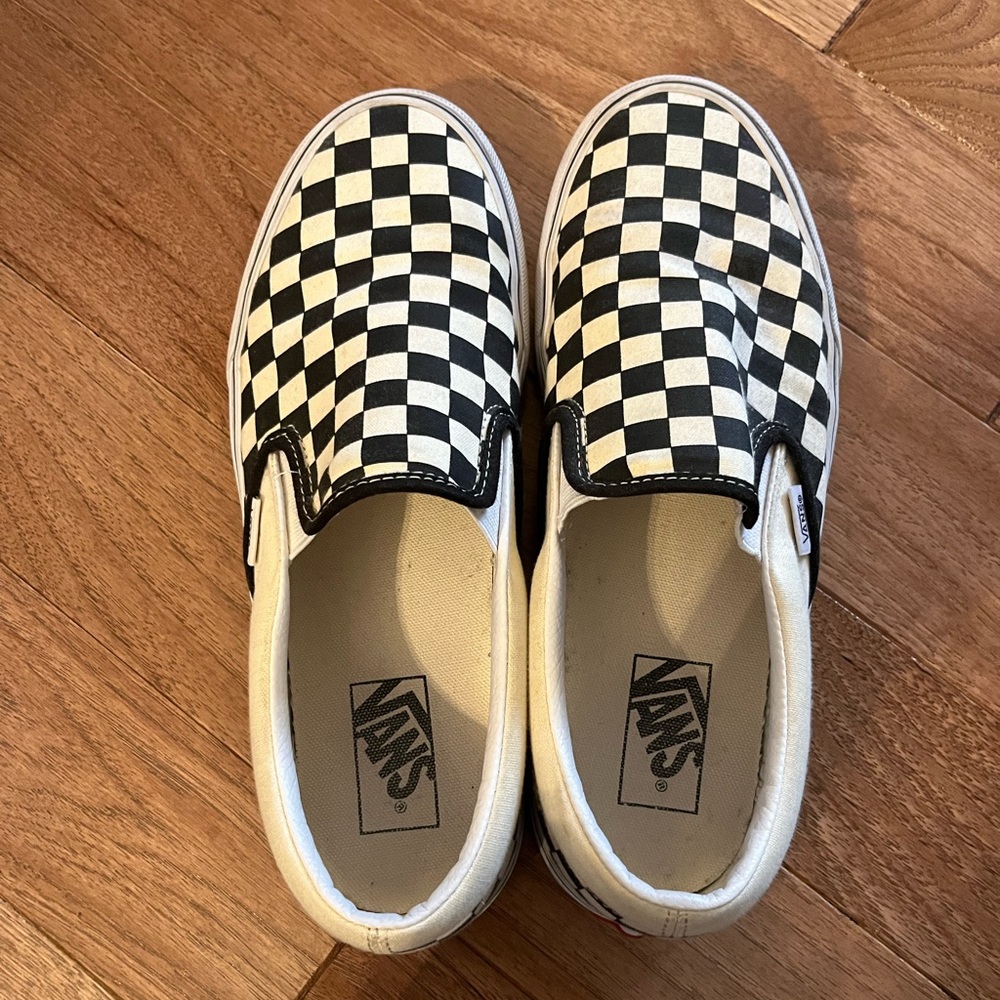 Vans Classic Slop-On black/ white- checkerboard